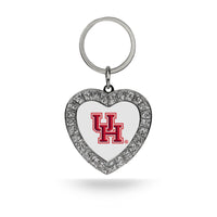 Wholesale Houston Rhinestone Heart Keychain