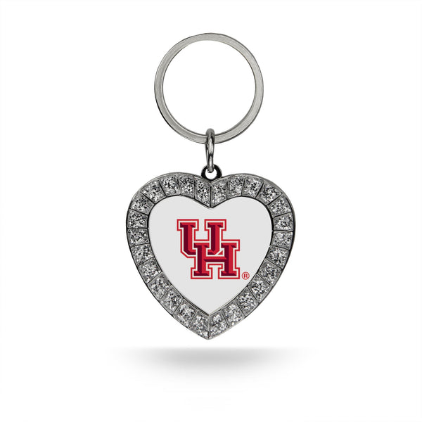 Wholesale Houston Rhinestone Heart Keychain