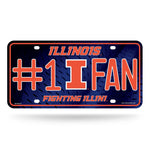 Wholesale Illinois #1 Fan Metal Tag