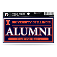 Wholesale Illinois University 3" X 6" True Pride Decal - Alumni