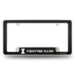 Wholesale Illinois University - Carbon Fiber Design - All Over Chrome Frame