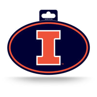 Wholesale Illinois University Full Color Oval Sticker