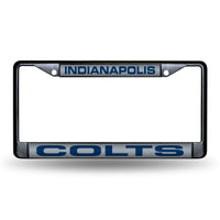 Wholesale Indianapolis Colts Black Laser Chrome 12 x 6 License Plate Frame