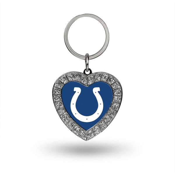 Wholesale Indianapolis Colts Rhinestone Heart Key Chain