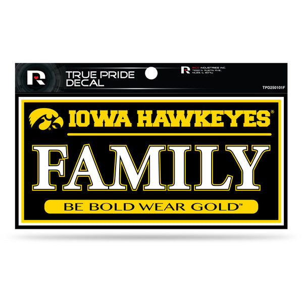 Wholesale Iowa 3" X 6" True Pride Decal - Family