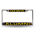 Wholesale Iowa Hawkeyes Laser Chrome 12 x 6 License Plate Frame