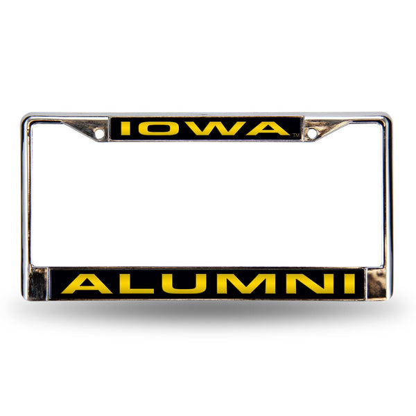 Wholesale Iowa Hawkeyes Laser Chrome 12 x 6 License Plate Frame