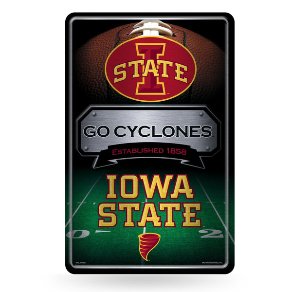 Wholesale Iowa State University 11X17 Large Embossed Metal Wall Sign