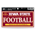 Wholesale Iowa State University 3" X 6" True Pride Decal - Football