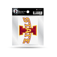 Wholesale Iowa State University 4"X4" Clear Backer Decal