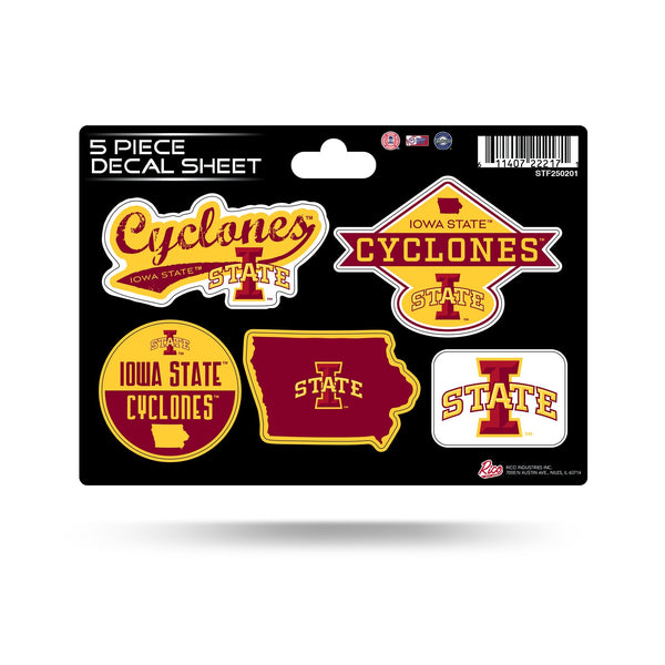 Wholesale Iowa State University 5-Pc Sticker Sheet