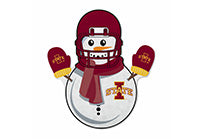 Wholesale Iowa State University Snowman Shape Pennant