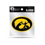 Wholesale Iowa University 4"X4" Clear Backer Decal