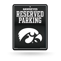 Wholesale Iowa University - Carbon Fiber Design - Metal Parking Sign