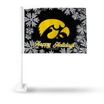 Wholesale Iowa University Holiday Themed Car Flag