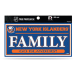 Wholesale Islanders 3" X 6" True Pride Decal - Family