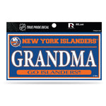 Wholesale Islanders 3" X 6" True Pride Decal - Grandma