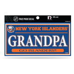 Wholesale Islanders 3" X 6" True Pride Decal - Grandpa