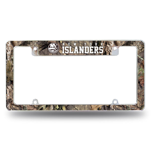 Wholesale Islanders / Mossy Oak Camo Break-Up Country All Over Chrome Frame (Top Oriented)