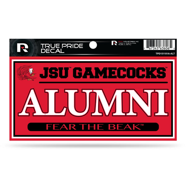 Wholesale Jacksonville State 3" X 6" True Pride Decal - Alumni (Alternate)