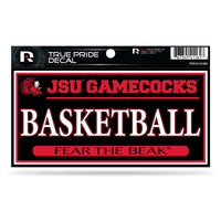 Wholesale Jacksonville State 3" X 6" True Pride Decal - Basketball