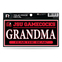 Wholesale Jacksonville State 3" X 6" True Pride Decal - Grandma