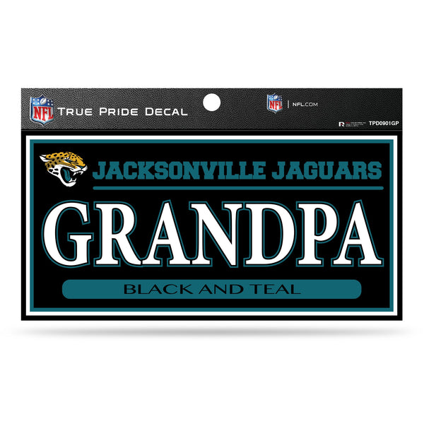 Wholesale Jaguars 3" X 6" True Pride Decal - Grandpa