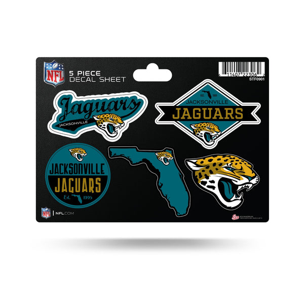 Wholesale Jaguars 5-Pc Sticker Sheet