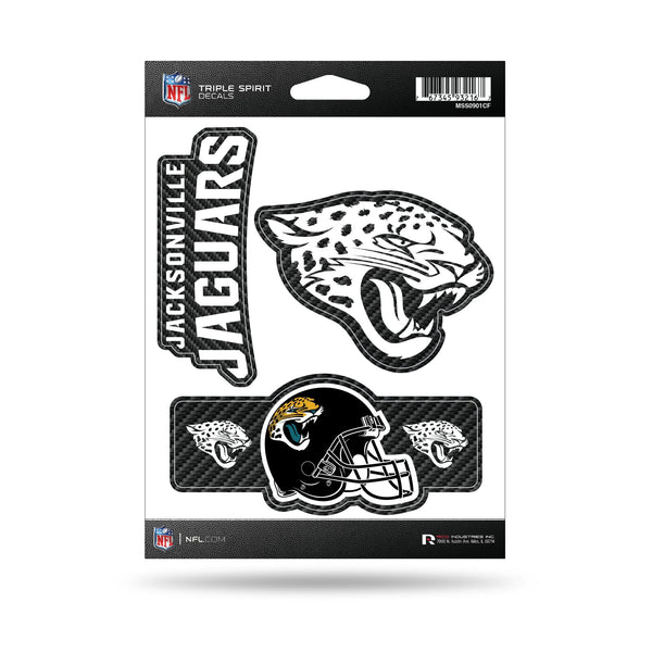 Wholesale Jaguars - Carbon Fiber Design - Triple Spirit Stickers