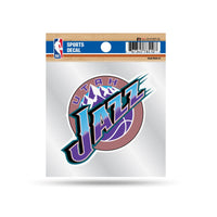 Wholesale Jazz Clear Backer Decal W/ Retro Logo (4"X4")