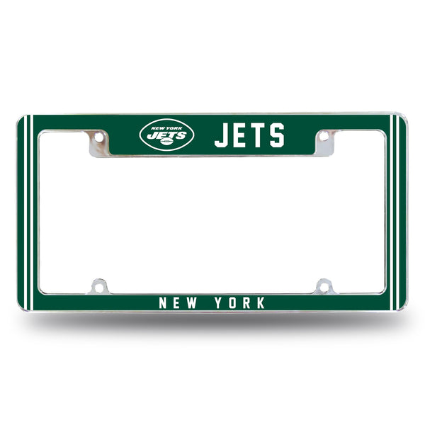 Wholesale Jets Alternate Design All Over Chrome Frame - Top Oriented