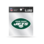 Wholesale Jets Clear Backer Decal W/ Primary Logo (4"X4")