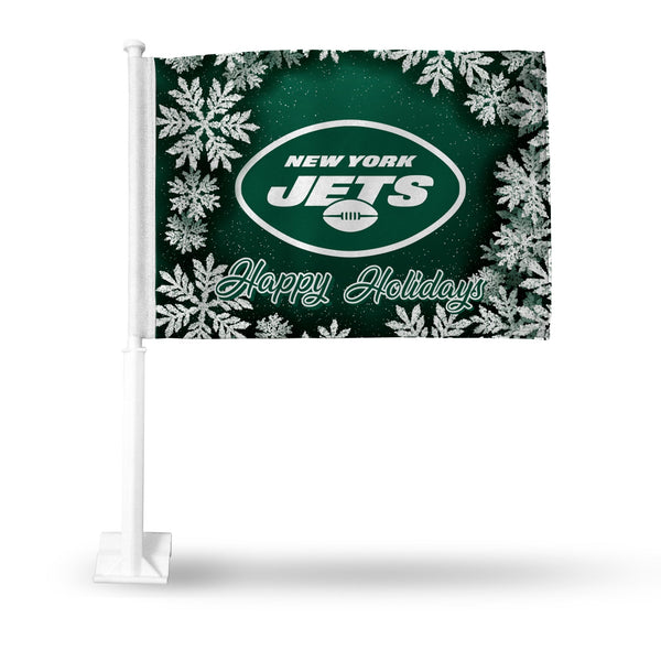 Wholesale Jets Holiday Themed Car Flag