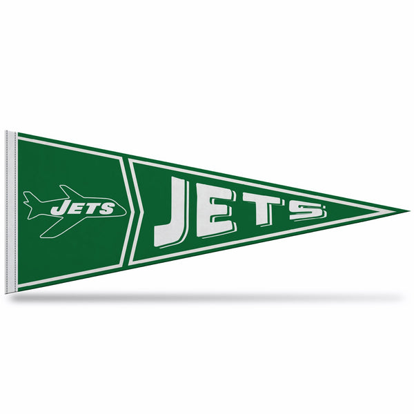 Wholesale Jets Retro Design Soft Felt Carded Pennant (12" X 30")