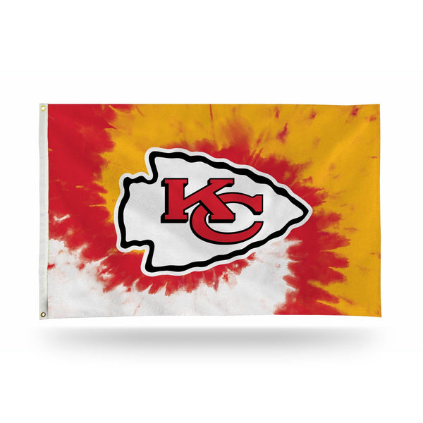 Wholesale Kansas City Chiefs - Tie Dye Design - Banner Flag (3X5)