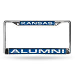 Wholesale Kansas Jayhawks Laser Chrome 12 x 6 License Plate Frame