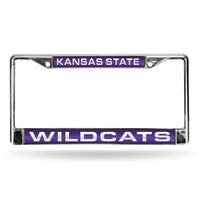 Wholesale Kansas State Purple Laser Chrome Frame