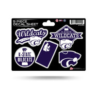 Wholesale Kansas State University 5-Pc Sticker Sheet