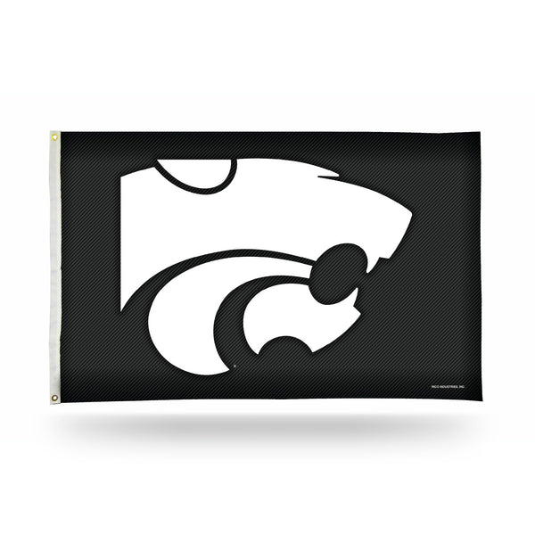 Wholesale Kansas State University - Carbon Fiber Design - Banner Flag (3X5)