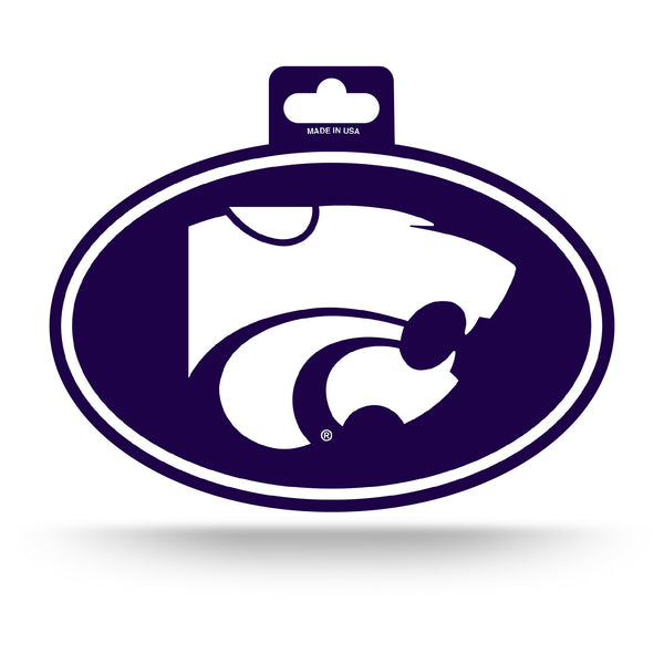 Wholesale Kansas State University Full Color Oval Sticker