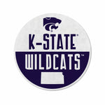 Wholesale Kansas State University Shape Cut Logo With Header Card - Classic Design