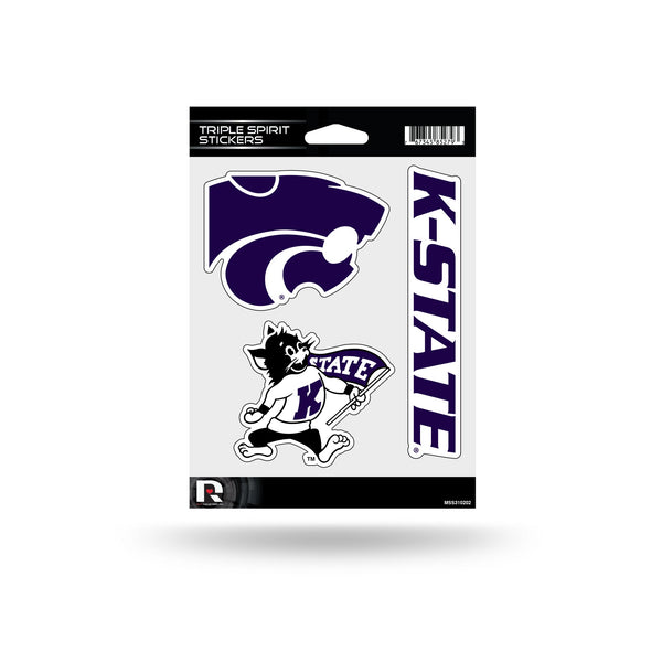 Wholesale Kansas State University Triple Spirit Stickers