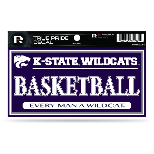 Wholesale Kansas State University True Pride Decal (3X6) - Basketball