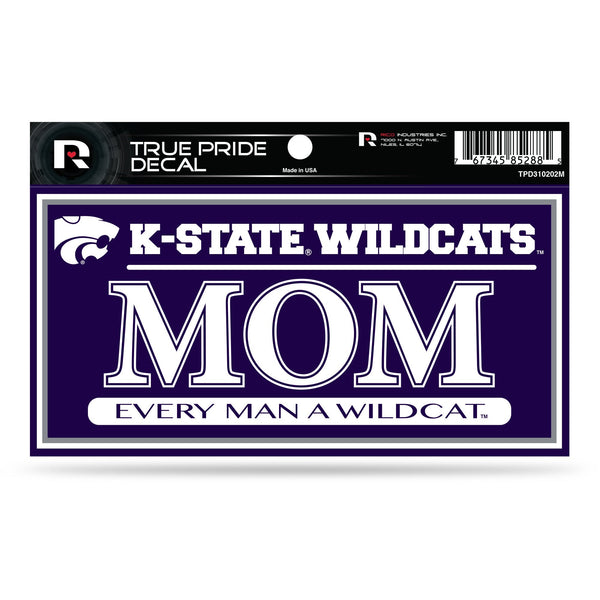 Wholesale Kansas State University True Pride Decal (3X6) - Mom