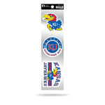 Wholesale Kansas University 3-Piece Retro Spirit Decals