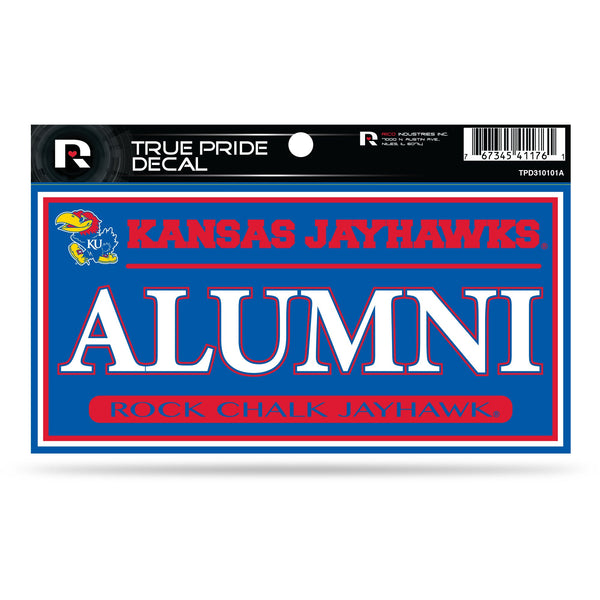 Wholesale Kansas University 3" X 6" True Pride Decal - Alumni