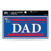 Wholesale Kansas University 3" X 6" True Pride Decal - Dad