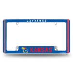 Wholesale Kansas University Alternate Design All Over Chrome Frame - Bottom Oriented