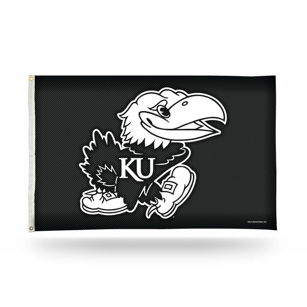 Wholesale Kansas University - Carbon Fiber Design - Banner Flag (3X5)