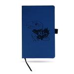 Wholesale Kansas University Team Color Laser Engraved Notepad W/ Elastic Band - Royal